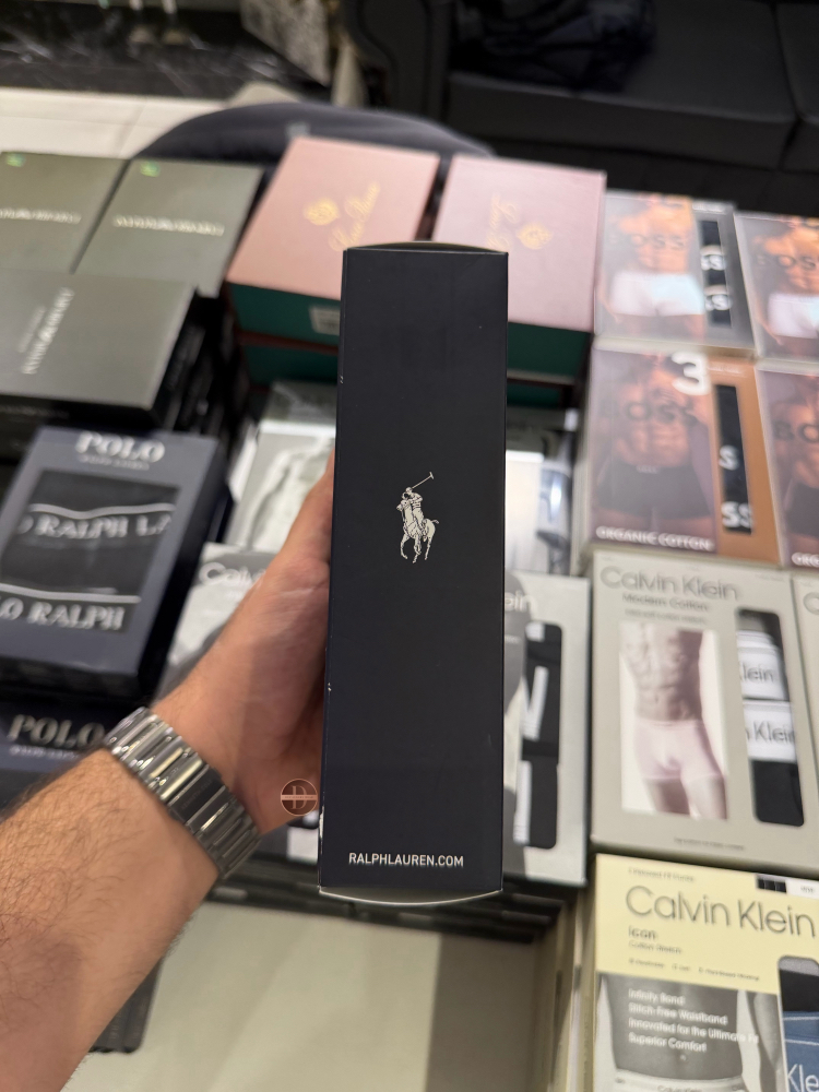 RL Kutulu Boxer 3’lü Siyah (Orjinal)