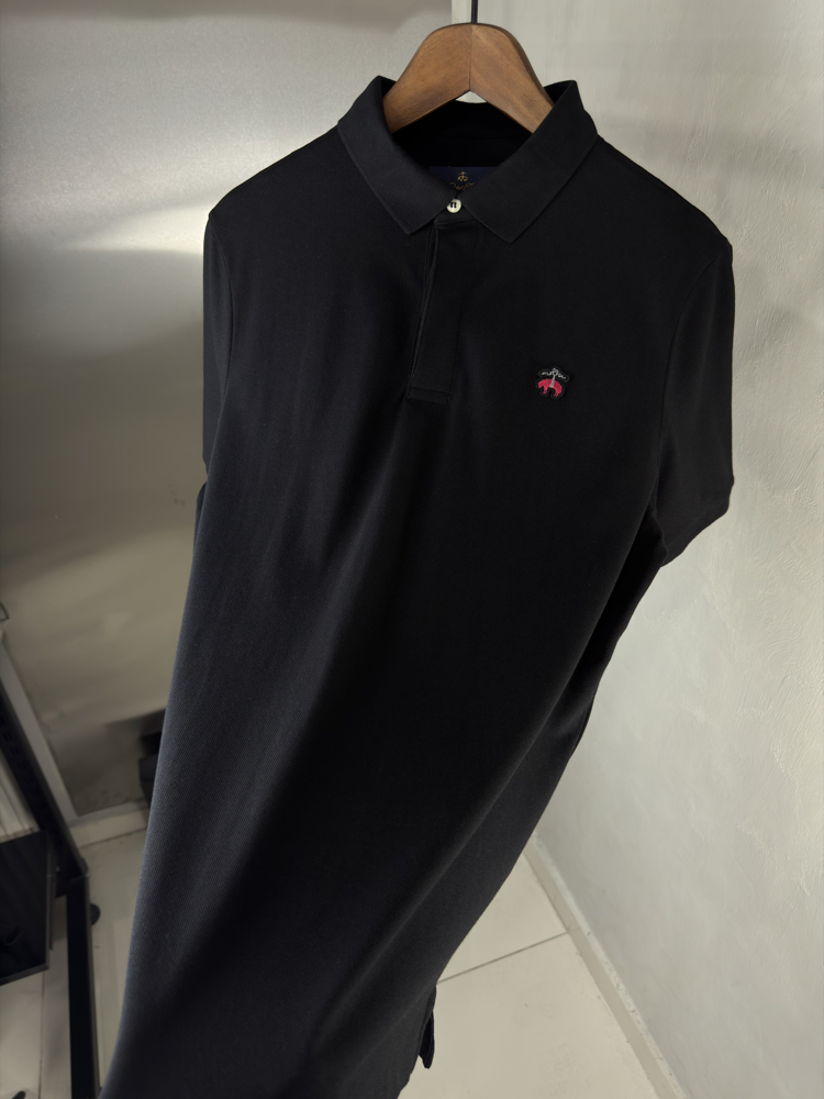 Brooks Brothers Orjinal Etiketli Polo Yaka Siyah
