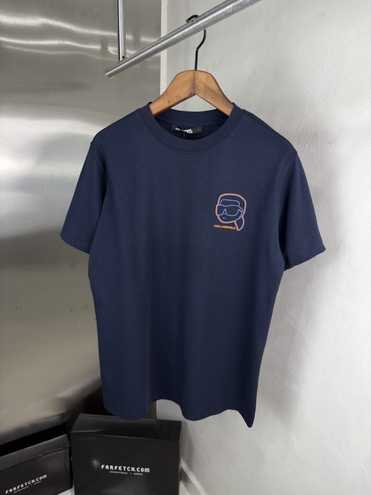 Karl Lagerfeld Orjinal Etiketli T-Shirt Lacivert