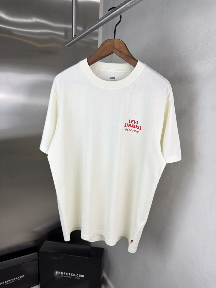 Levis T-Shirt Ekru Beyaz (Orjinal) (Sırt Detay)