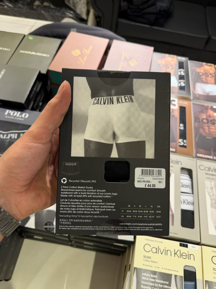 CK Kutulu Boxer 3’lü Siyah (Orjinal)