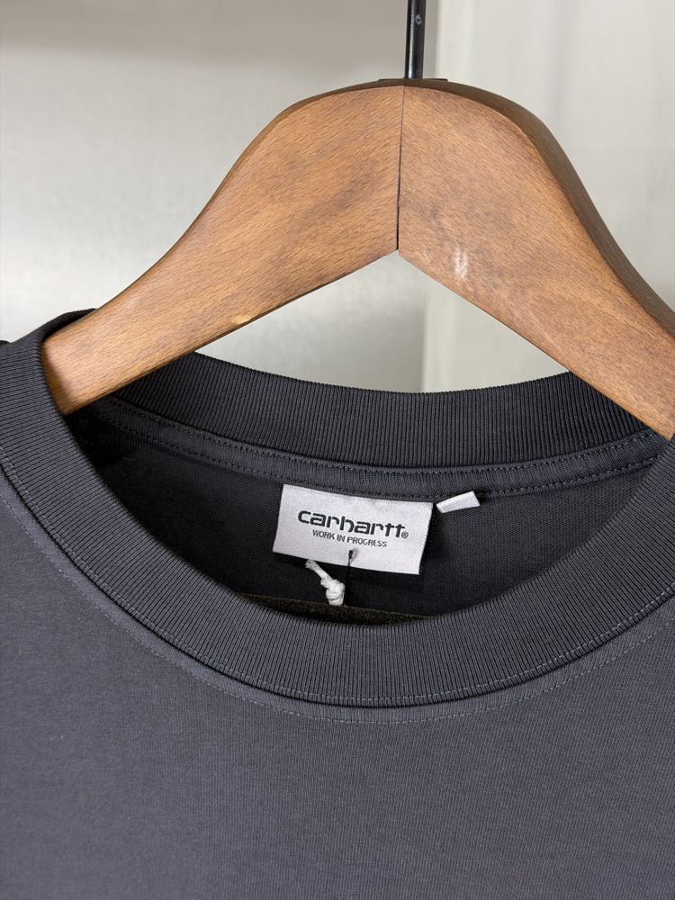 Carhartt Oversize Yıkamalı T-Shirt Siyah (Orjinal)