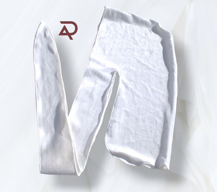 White Velvet Durag\Kadife