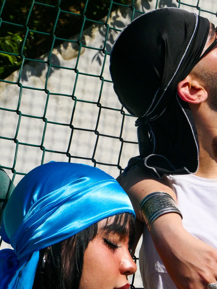 Blue Silky Durag