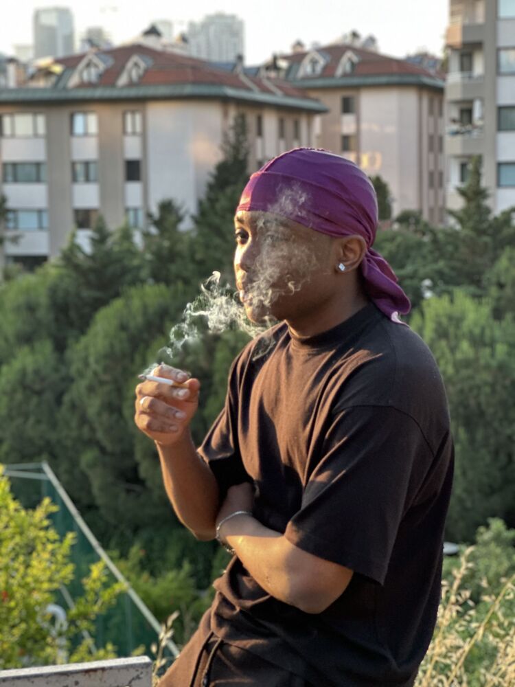 Purple Silky Durag