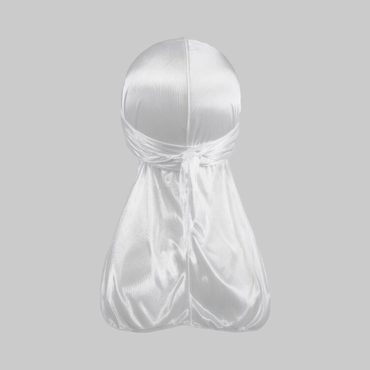White silky Durag/ipek