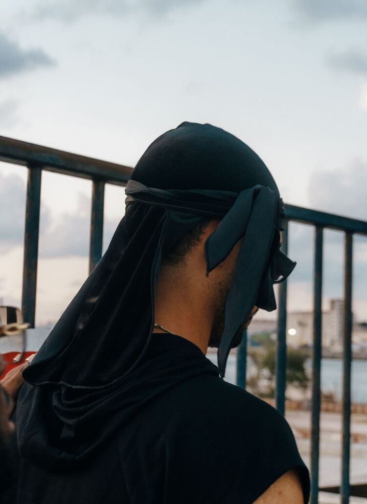 Black Velvet Durag\Kadife