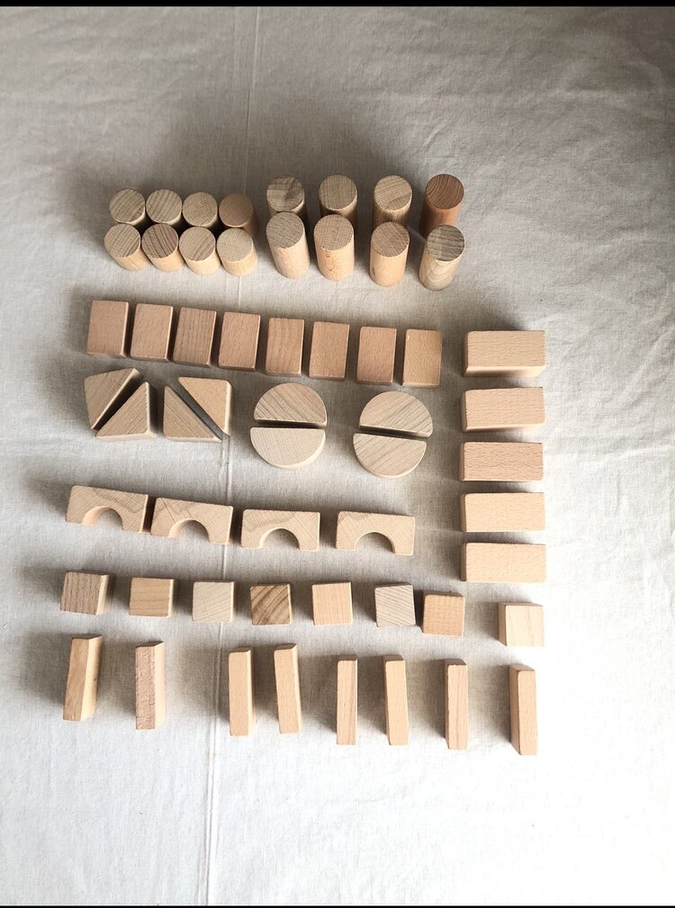 Ahşap Bloklar (57 Parça)