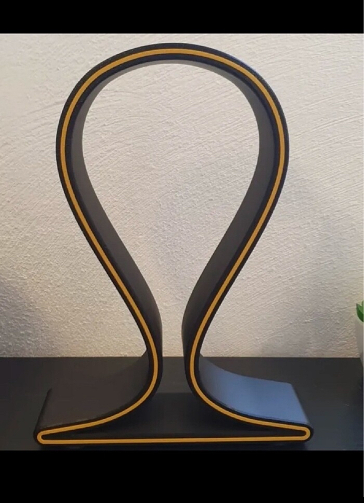 Printber Siyah-Sarı Kulaklık Standı