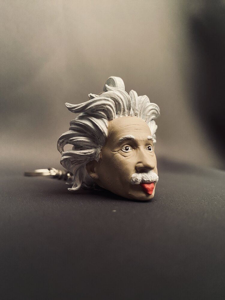 Albert Einstein Anahtarlık