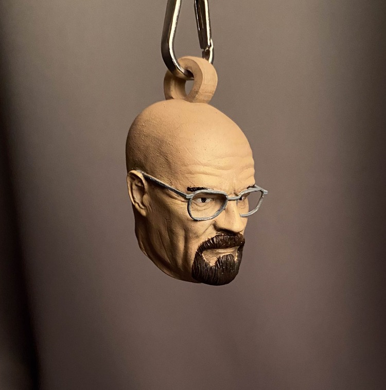 Walter White Realistik Anahtarlık