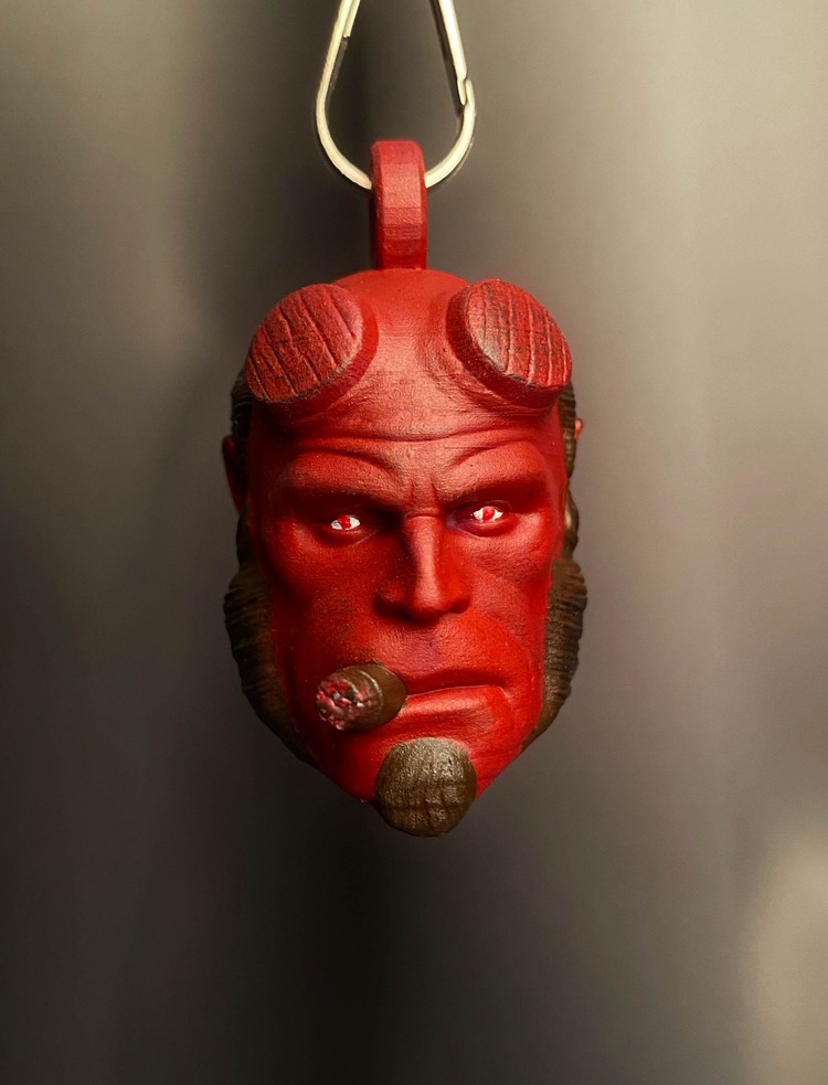 Hellboy Karakterli Anahtarlık