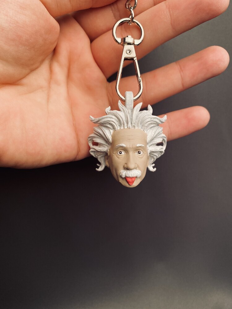 Albert Einstein Anahtarlık