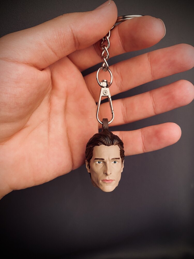 Christian Bale Figür Anahtarlık