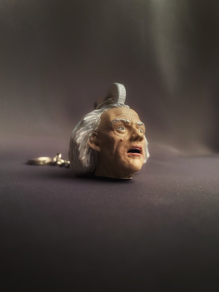 Doktor Emmett Brown Anahtarlık