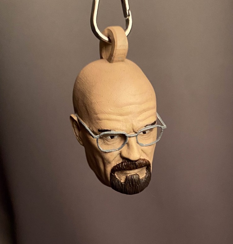 Walter White Realistik Anahtarlık