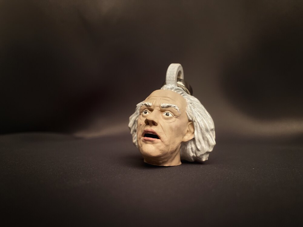 Doktor Emmett Brown Anahtarlık