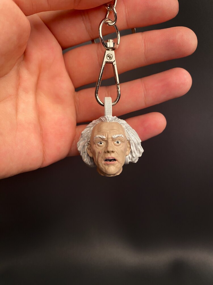 Doktor Emmett Brown Anahtarlık