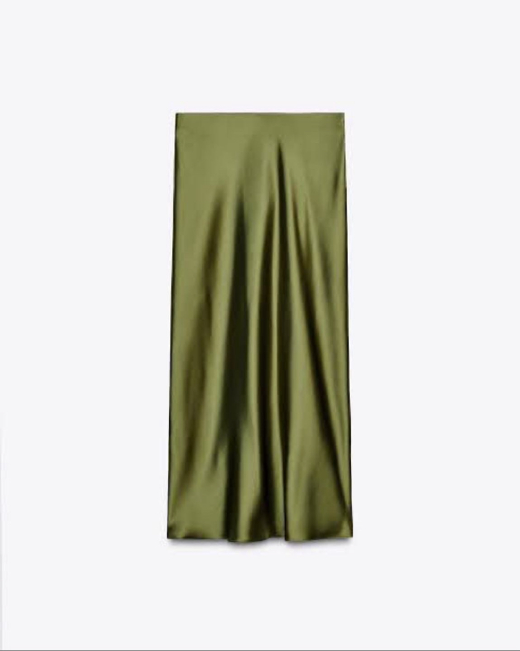 Zara saten etek