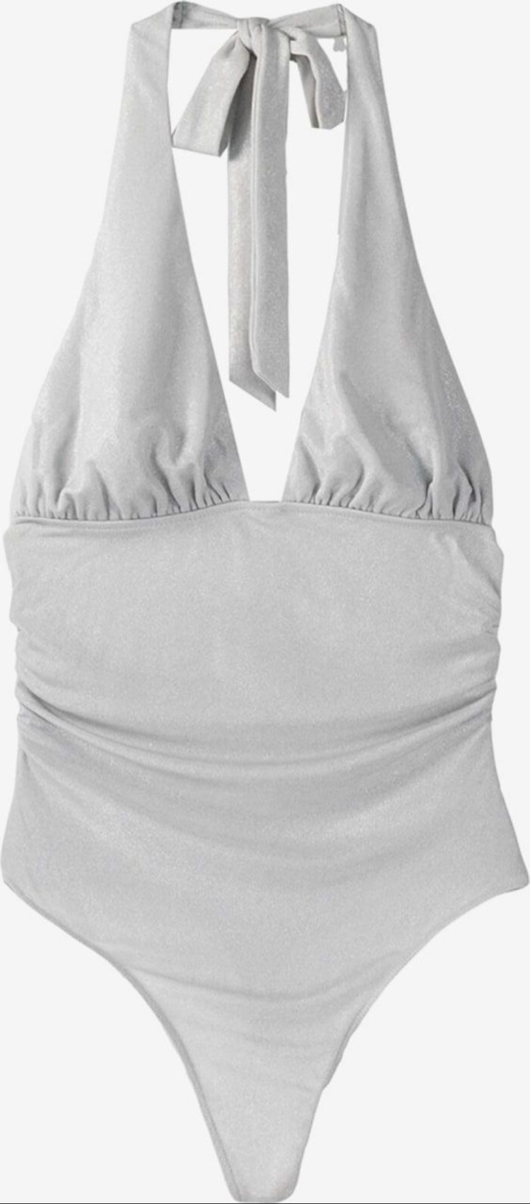 Bershka simli gri body/mayo