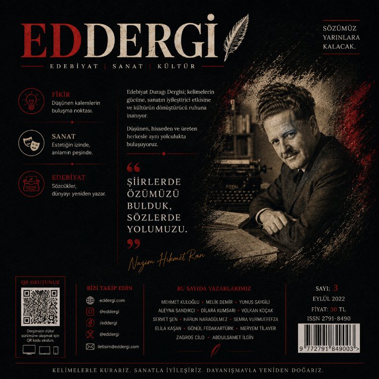 EDDERGİ| NAZIM HİKMET RAN | SAYI: 3