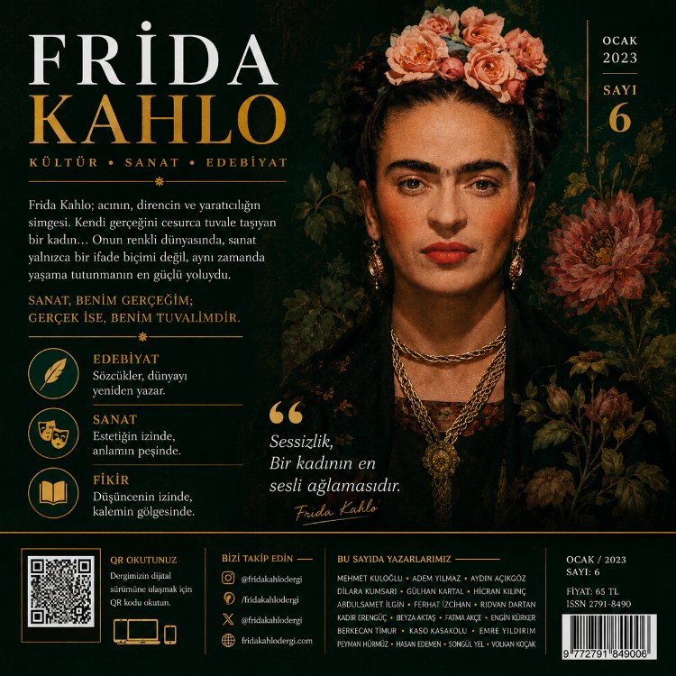 EDDERGİ | FRİDA KAHLO | SAYI: 6