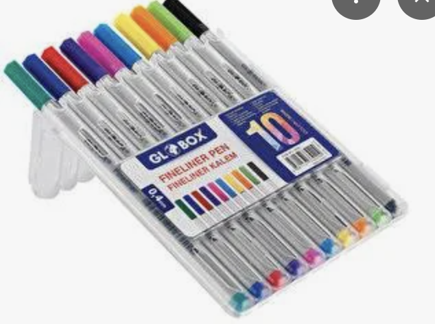 Globox Fineliner Kalem 10 Lu PP Kutu
