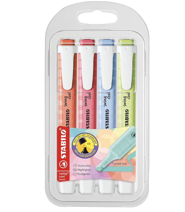  STABILO swing cool Pastel 4'lü Paket