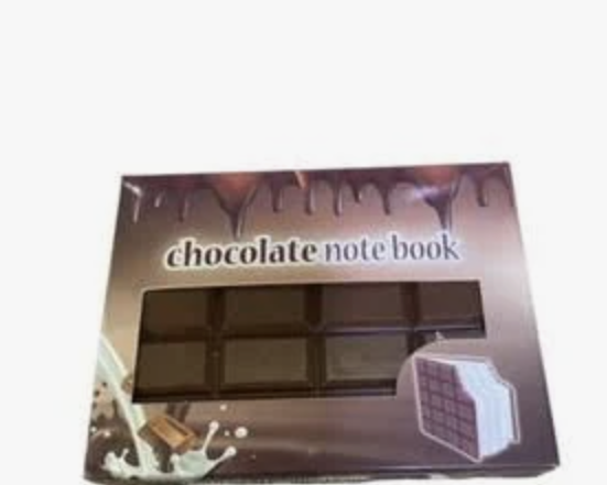 Chocolate Notebook Çikolata Kokulu Harika Kare Çikolata Not Defteri