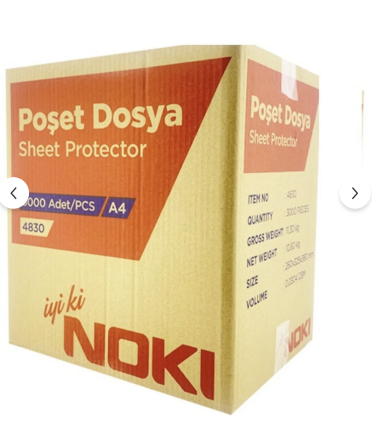 POŞET  DOSYA  NOKİ   100'LÜ   10   PAKET
