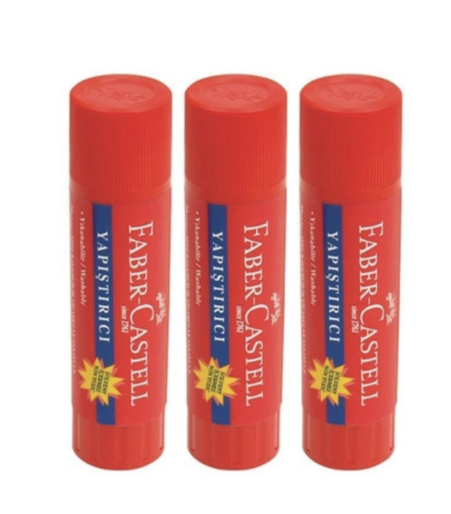 Faber - Castell Stick Yapıştırıcı 10 Gr 3lü