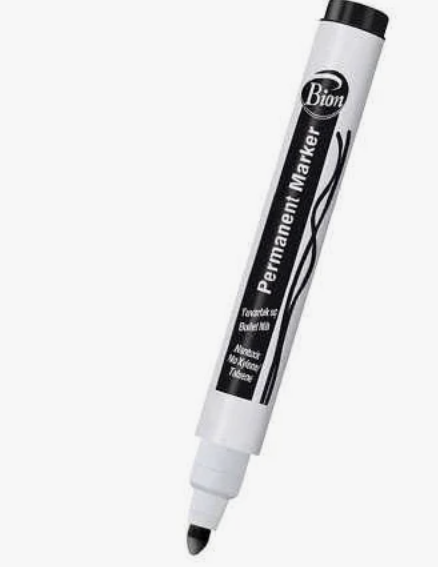 Bion Permanent Marker Siyah 12 ADET
