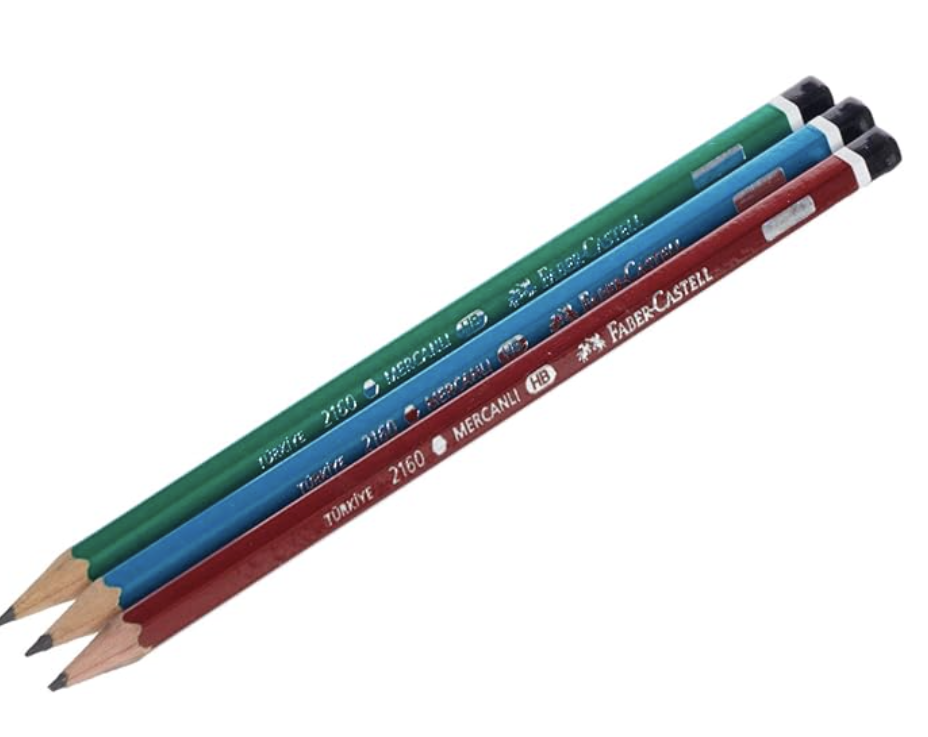 Faber-Castell Mercanlı Kurşun Kalem 3 ADET