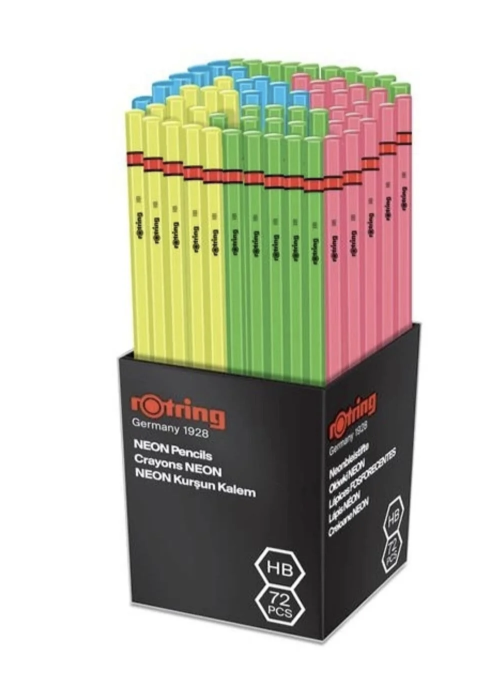 Kurşun Kalem Neon Fosforlu 2090066 - 72'li Paket