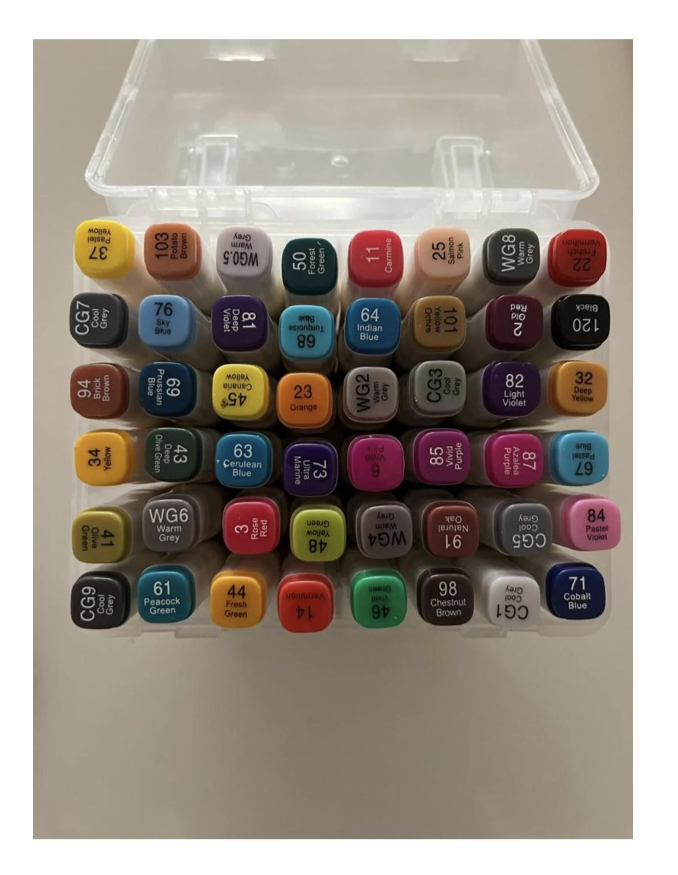 Çift Uçlu Marker Kalem Seti 48li Özel Kutusunda Touch Silky