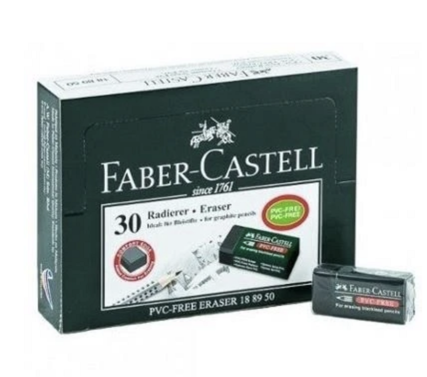 Faber-Castell Sınav Silgisi 30 lu Siyah