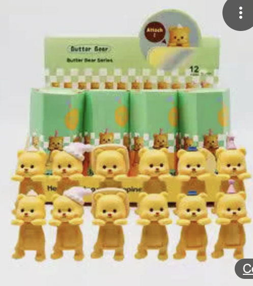 Sonny Angel HIPPERS Butter Bear Series 1 adet