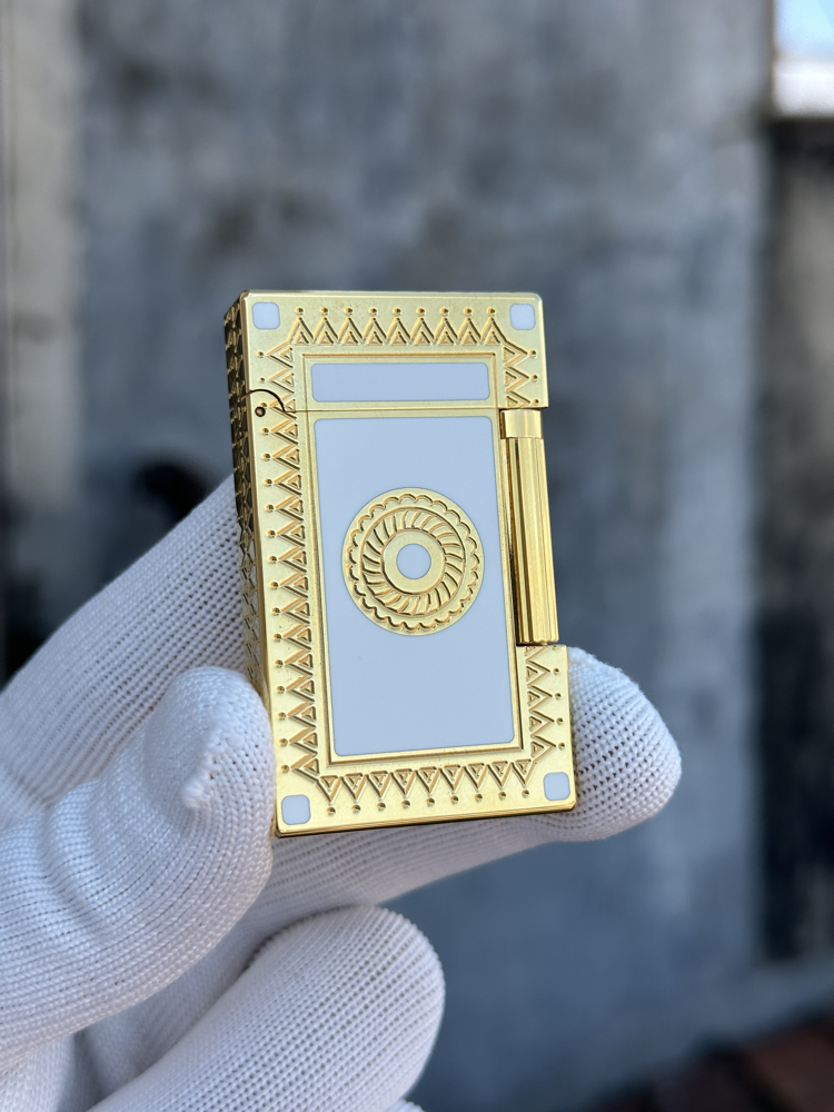 Gold & White