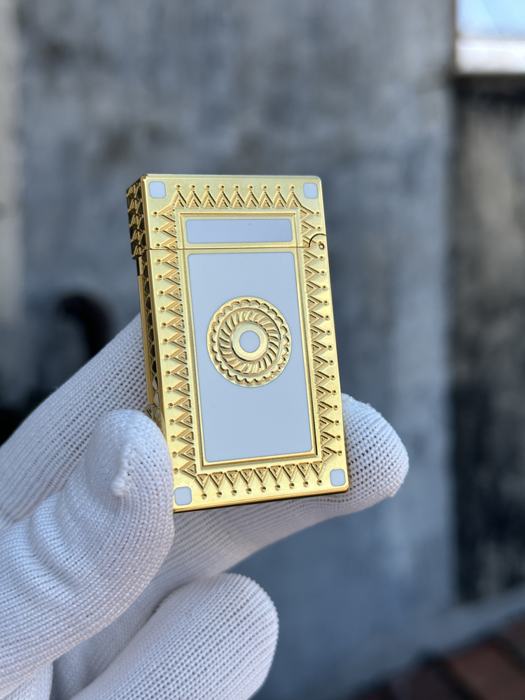 Gold & White