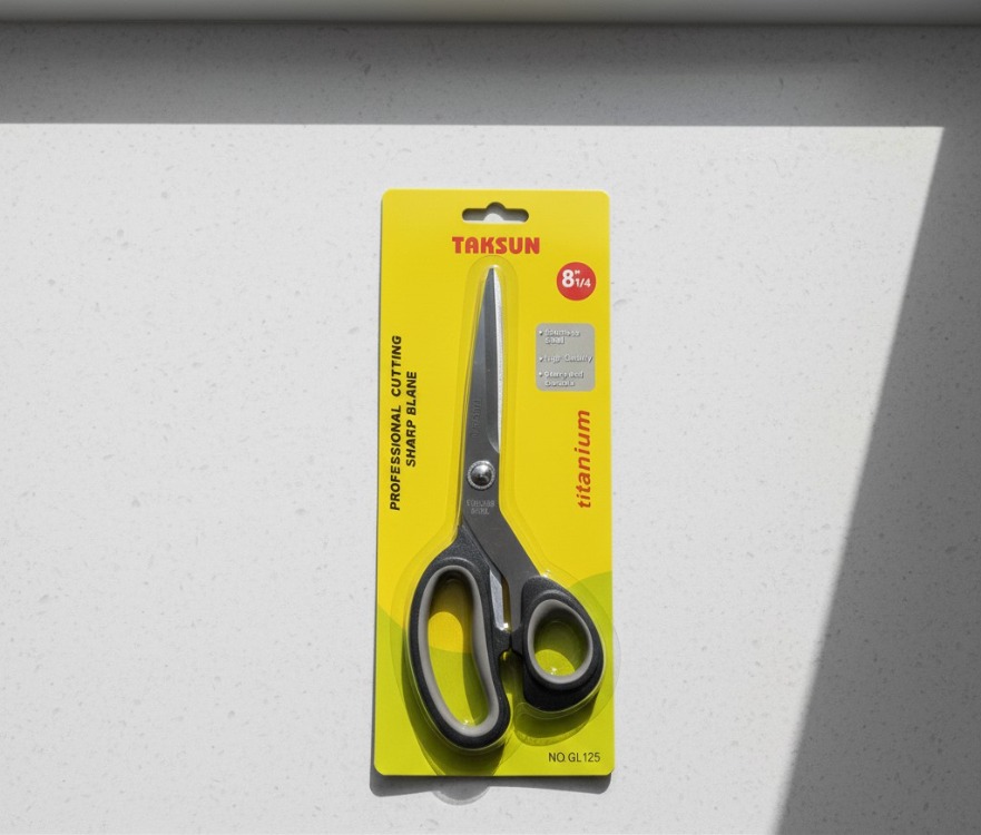 TAKSUN Titanyum (Titanium) Profesyonel Kesim Makası - 8¼ inç