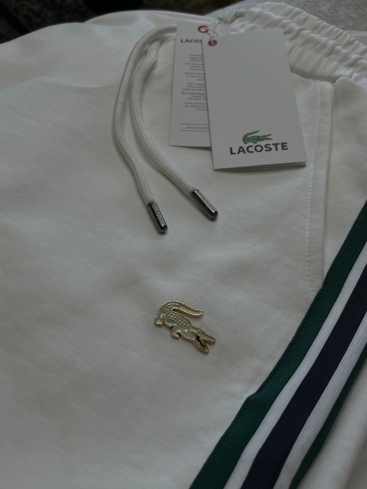 Lacoste Premium Şort Takım Beyaz 
