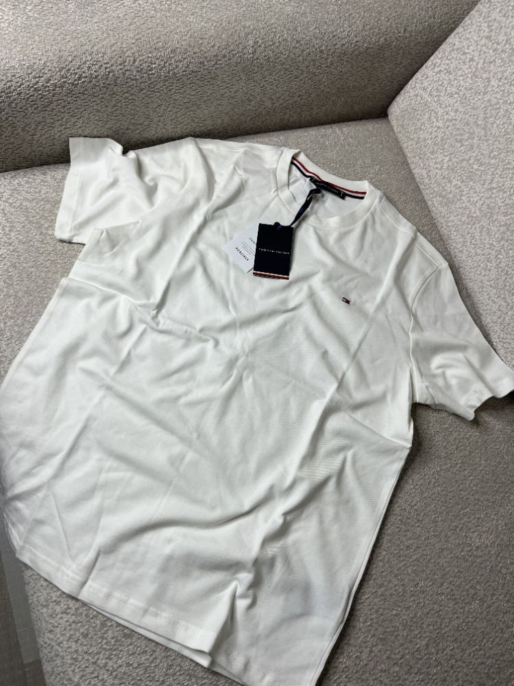 Tommy Hilfiger Beyaz Basic T-shirt
