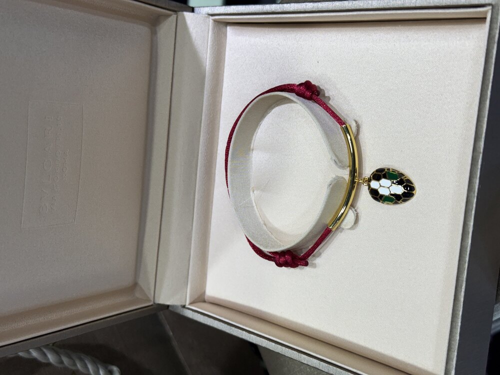 Bulgari yılan ip bileklik 
