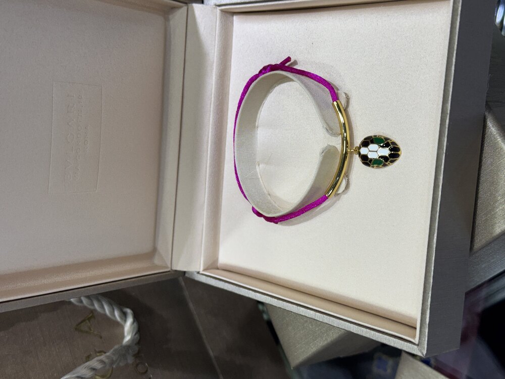 Bulgari yılan ip bileklik 
