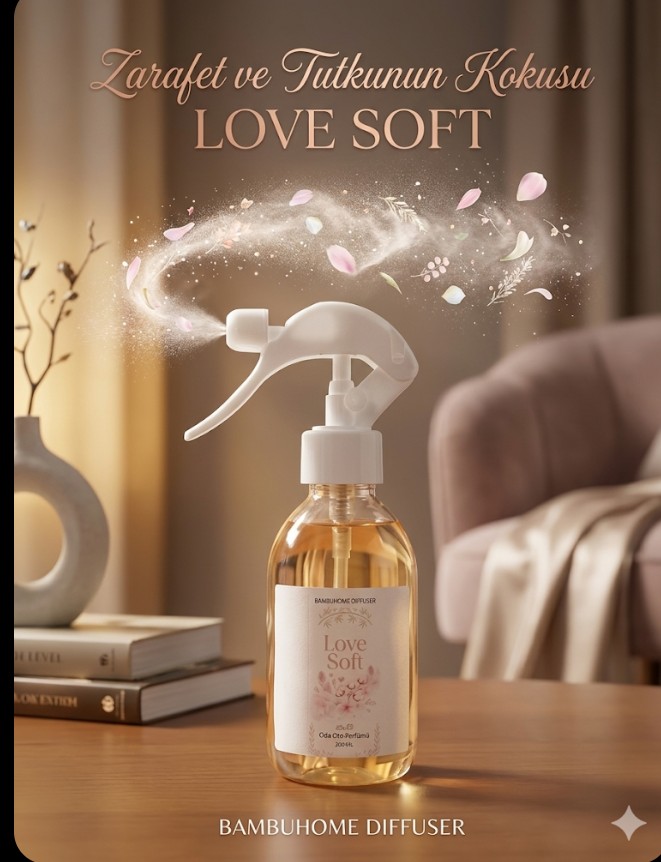 Oda  Oto Ev Kokusu  Love Soft 200 ML PUDRALI KOKU