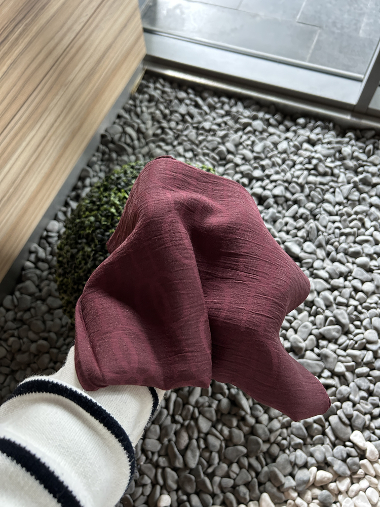 NEW MODEL ZİNCİR DESEN KOYU BORDO 