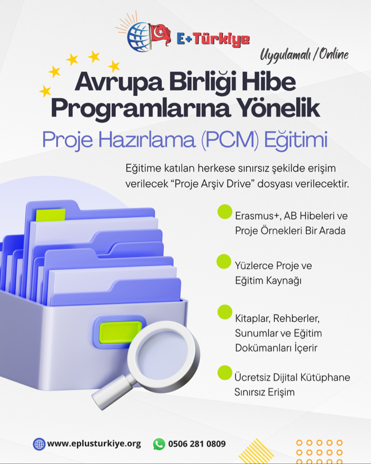 22-23 Ağustos | Avrupa Birliği Hibe Programlarına Yönelik – Proje Hazırlama (PCM) Eğitimi