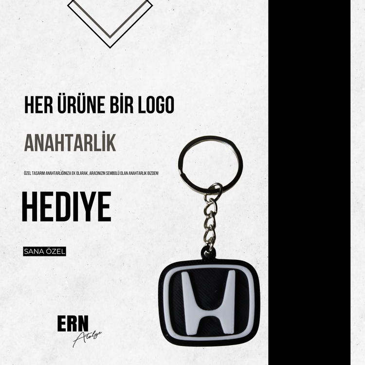 Kişiye Özel Plaka Anahtarlık / Araba Hediyesi / Honda Civic EK9 Anahtarlık