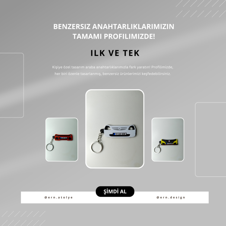 Kişiye Özel Plaka Anahtarlık / Araba Hediyesi / Honda Vtec2 Anahtarlık
