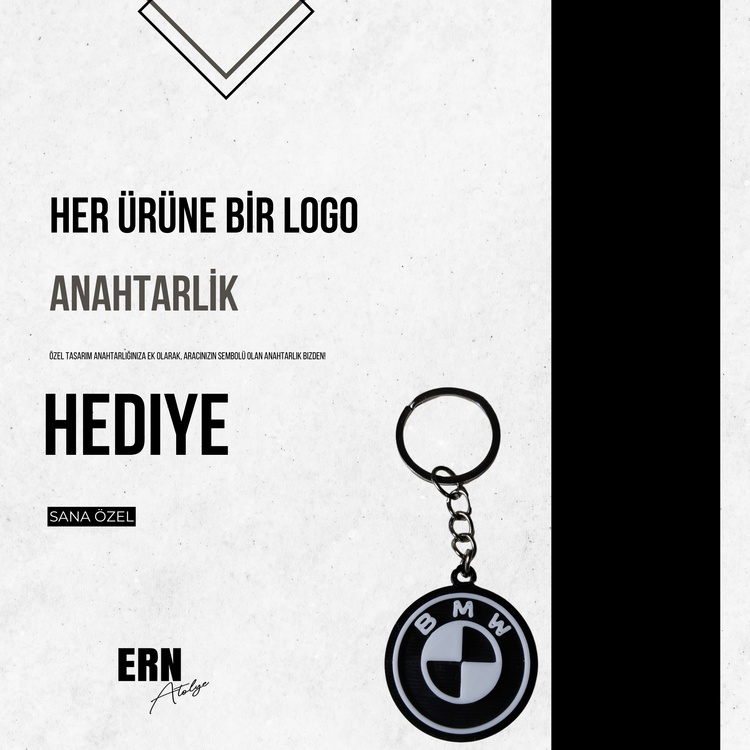 Kişiye Özel Plaka Anahtarlık / Araba Hediyesi / BMW E46 Anahtarlık